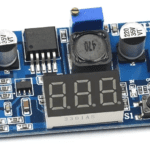 Modulo Voltaje Ajustable Con Voltimetro Generico Lm2596 Step Down Led Digital