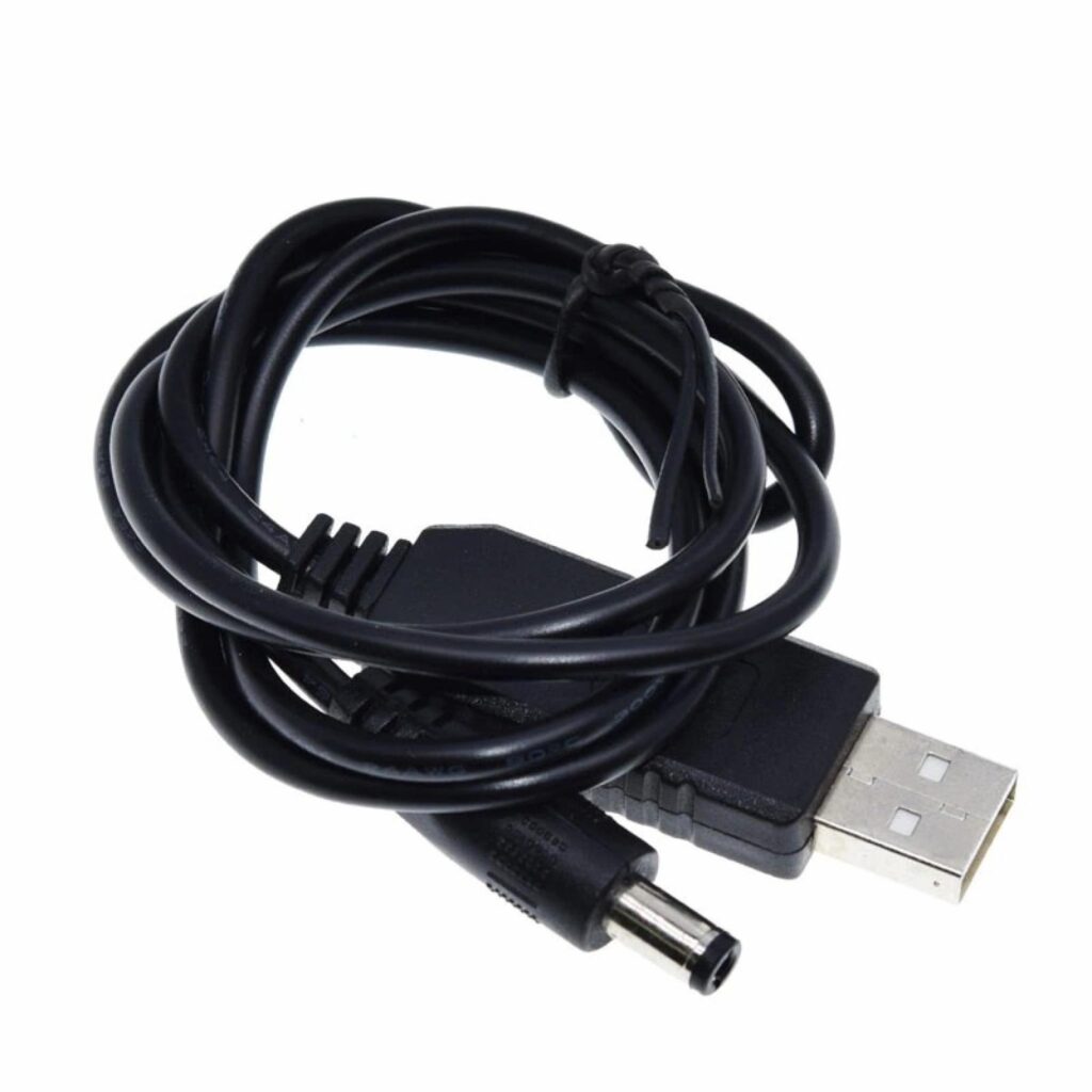 Conector Macho E Fêmea De 2 Plugues De 5,5 X 2,1 Mm, Tampa D