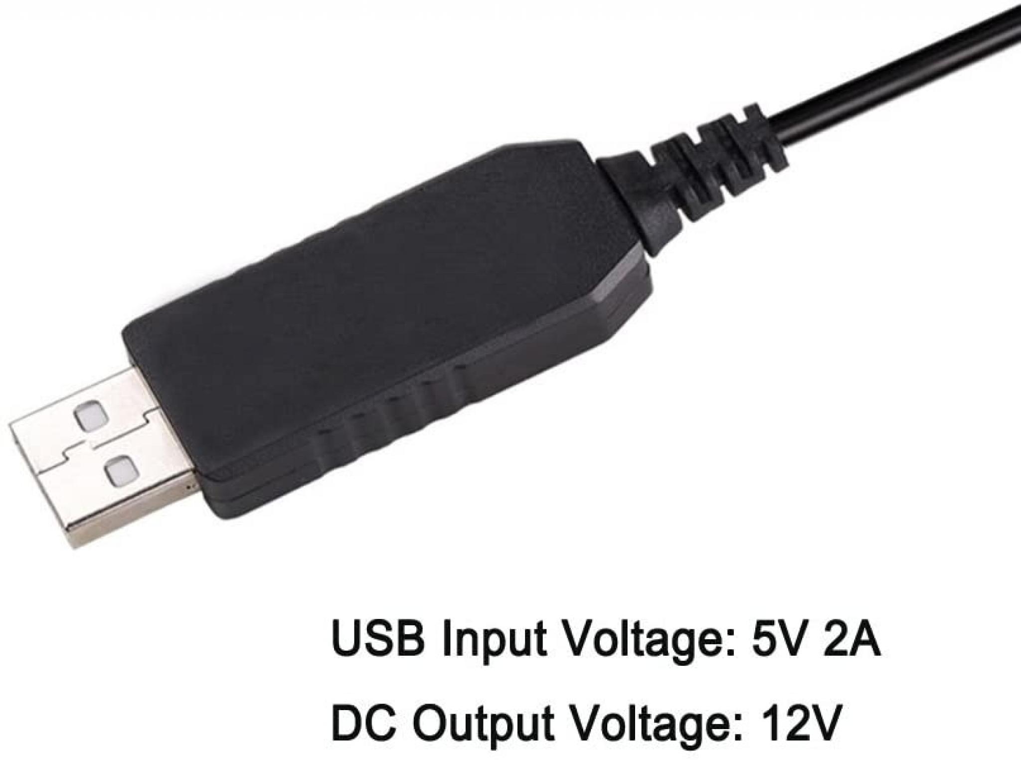 CABLE STEP UP CONVERSOR POWER USB DC SWITCHING 5V A 12V - Imagen 2