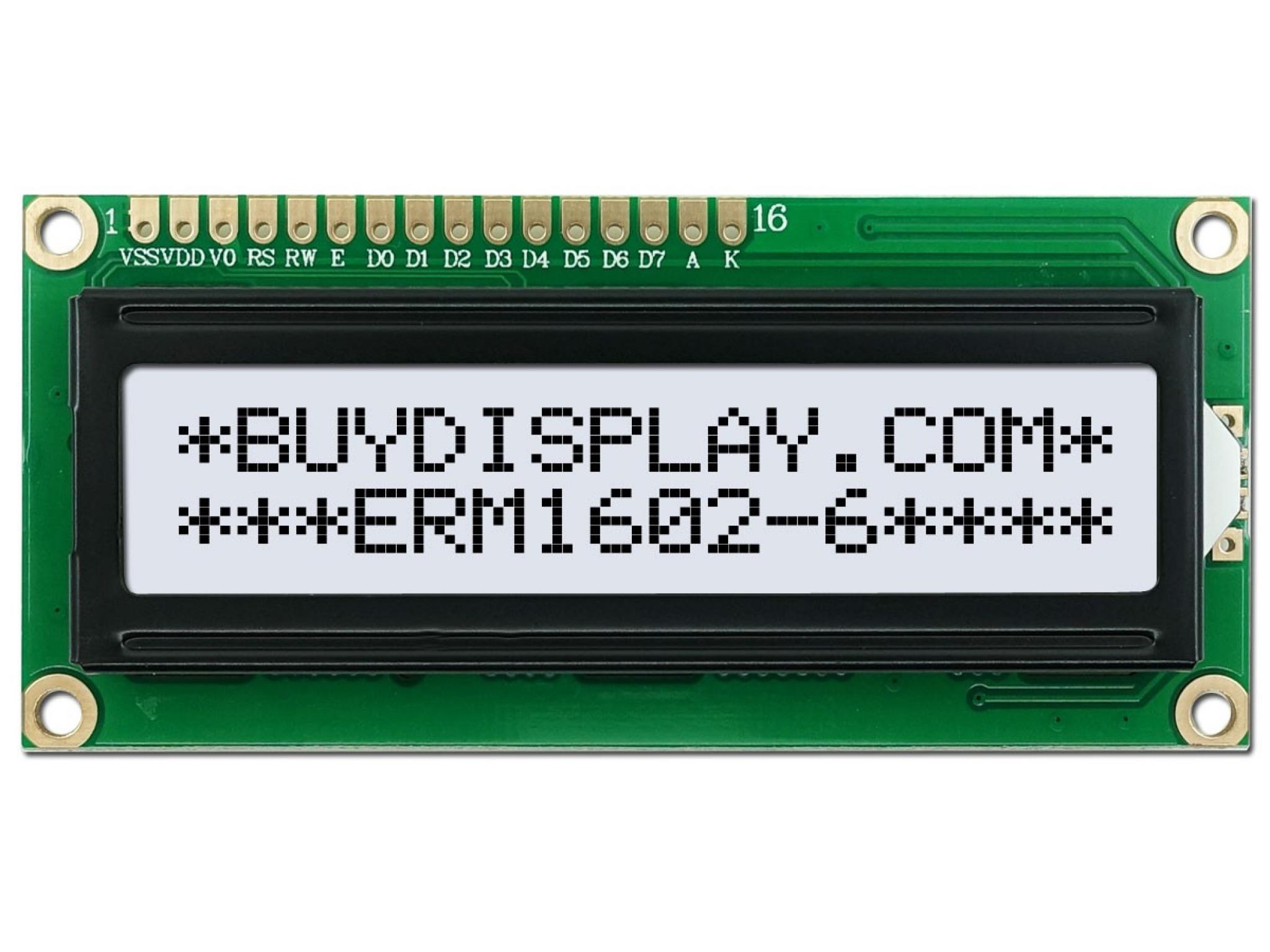 Display Lcd Arduino Raspberry Lcd1602 Backlight Blanco 16x2
