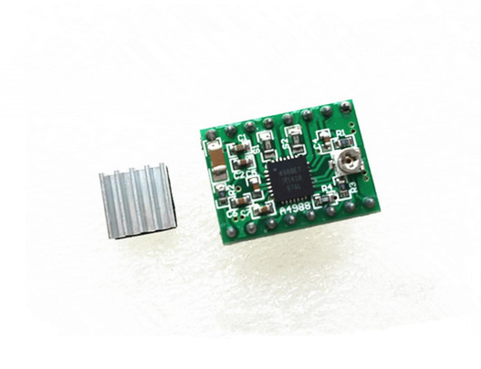 DRIVER MOTOR PASO A PASO GENERICO A4988 CON DISIPADOR - Imagen 2