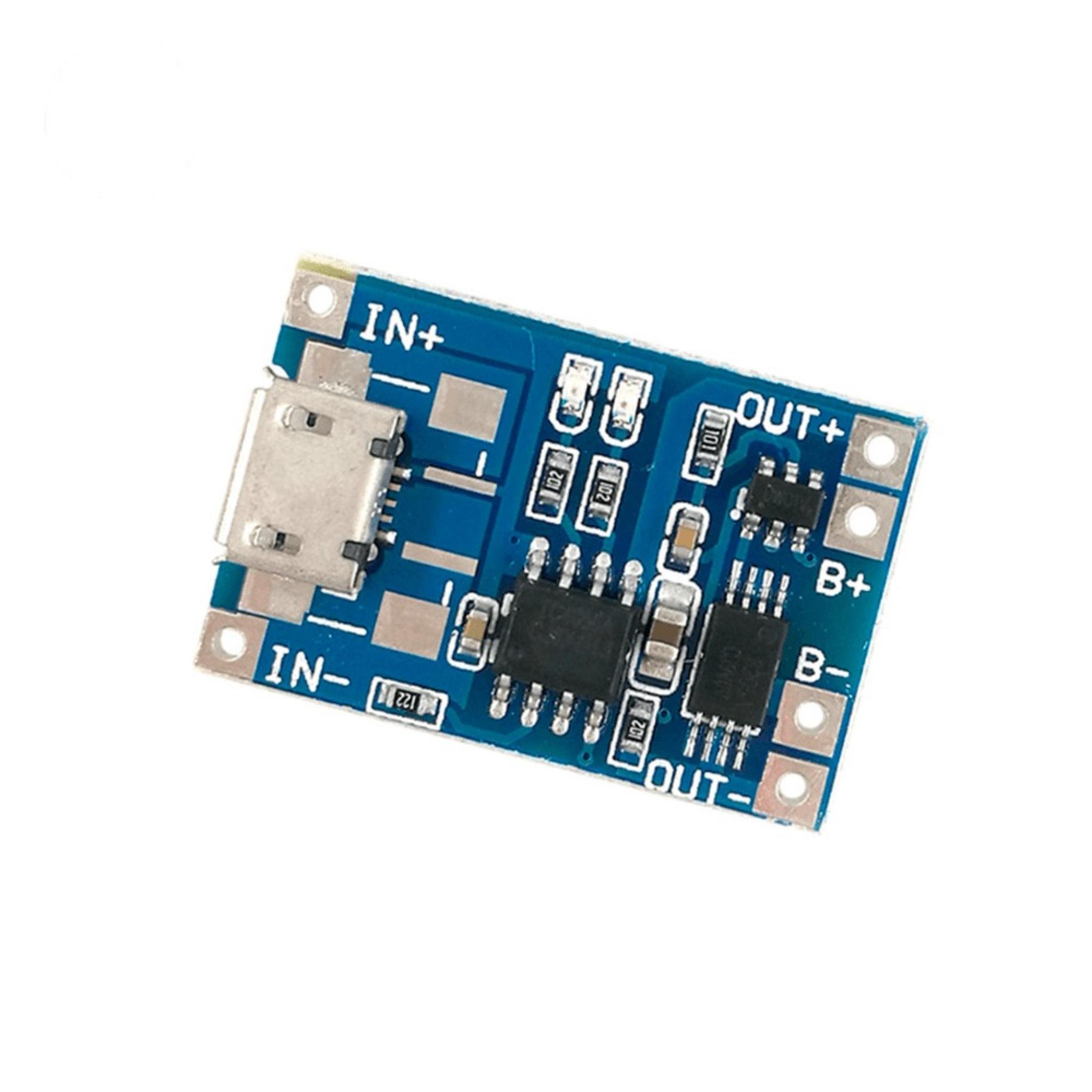 MODULO CARGA GENERICO TP4056 MICRO USB 5V 1A BATERIA LITIO