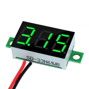 VOLTIMETRO DIGITAL DIY DC PANEL 0.36 LED MINI VERDE