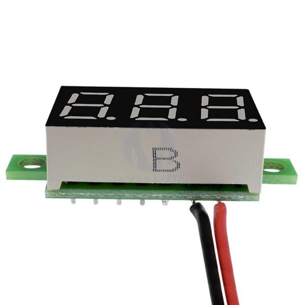 VOLTIMETRO DIGITAL DIY DC PANEL 0.36 LED MINI ROJO - Imagen 2