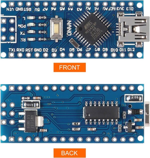 PLACA COMPATIBLE ARDUINO NANO V3 ATMEGA328 ROBOTICA - Imagen 2
