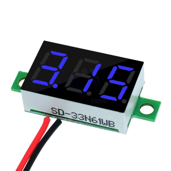 VOLTIMETRO DIGITAL DIY DC PANEL 0.36 LED MINI AZUL
