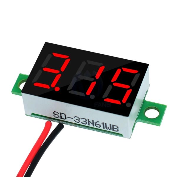 VOLTIMETRO DIGITAL DIY DC PANEL 0.36 LED MINI ROJO