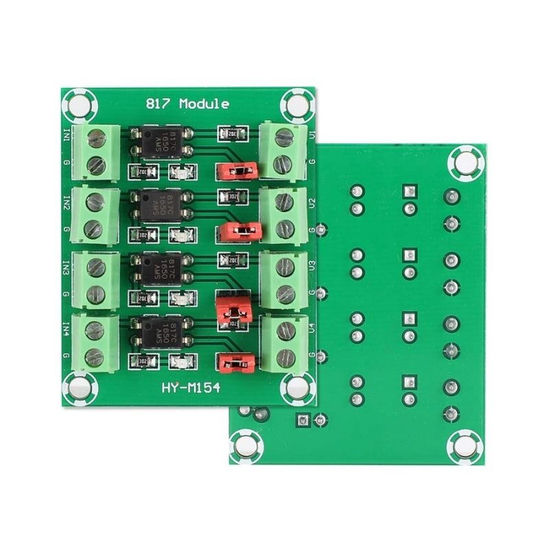 Modulo Optoacoplador Asilamiento Pc817 4 Canales - Imagen 2