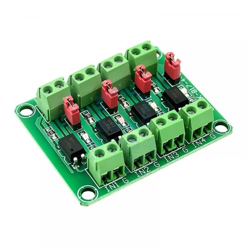 Modulo Optoacoplador Asilamiento Pc817 4 Canales