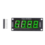 Display Led TM1637 4 Digitos 7 Segmentos 0.56P Verde - Imagen 3
