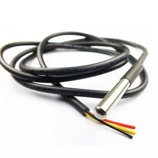 Sensor De Temperatura Ds18b20 Sumergible Con Cable De 2 M
