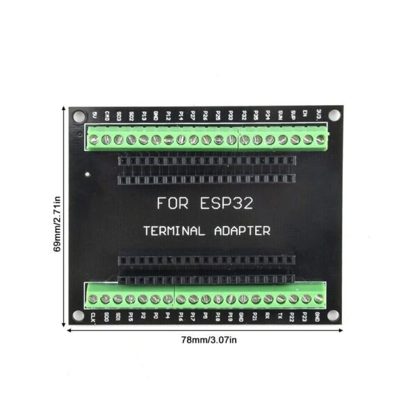 Placa Expansión De Terminales Esp32 Nodemcu 38 Pines - Imagen 3