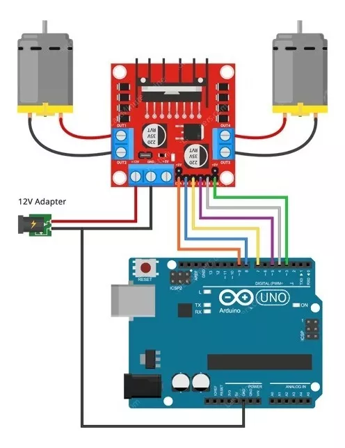 Módulo driver puente H L298N - Imagen 4