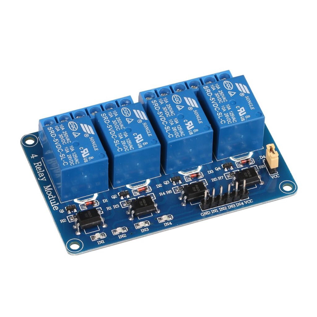 Modulo Relay Switch Arduino Compatible 4 Canales 5v 10a Optoacoplado ...