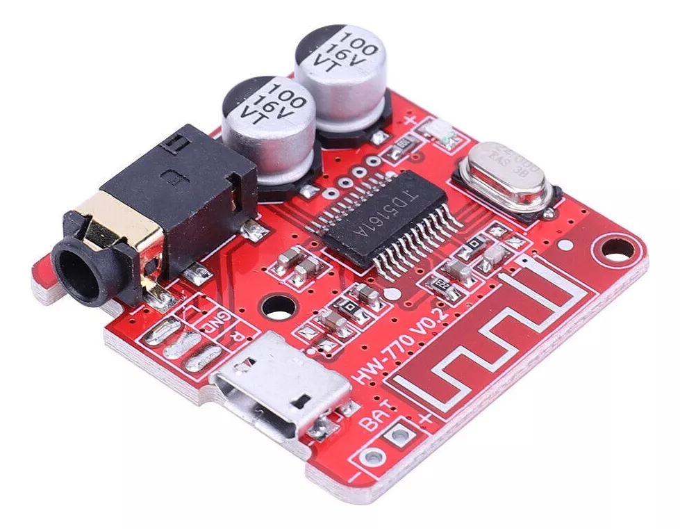 Modulo Audio Receptor Bluetooth 5.0 Estereo Usb Jack 3.5mm - Imagen 5