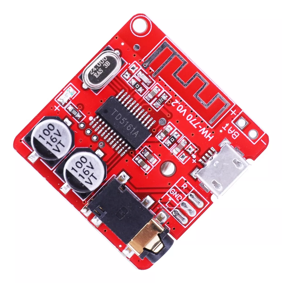 Modulo Audio Receptor Bluetooth 5.0 Estereo Usb Jack 3.5mm