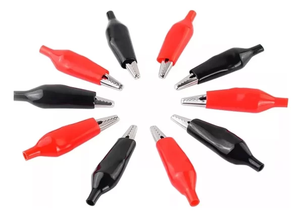 Pinza Cocodrilo Aislada Chica 27mm Alta Calidad X 10u - Imagen 3