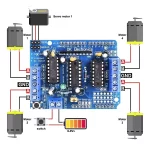 Motor Shield Driver L293d Paso A Paso Dc Servo Arduino L293 - Imagen 5