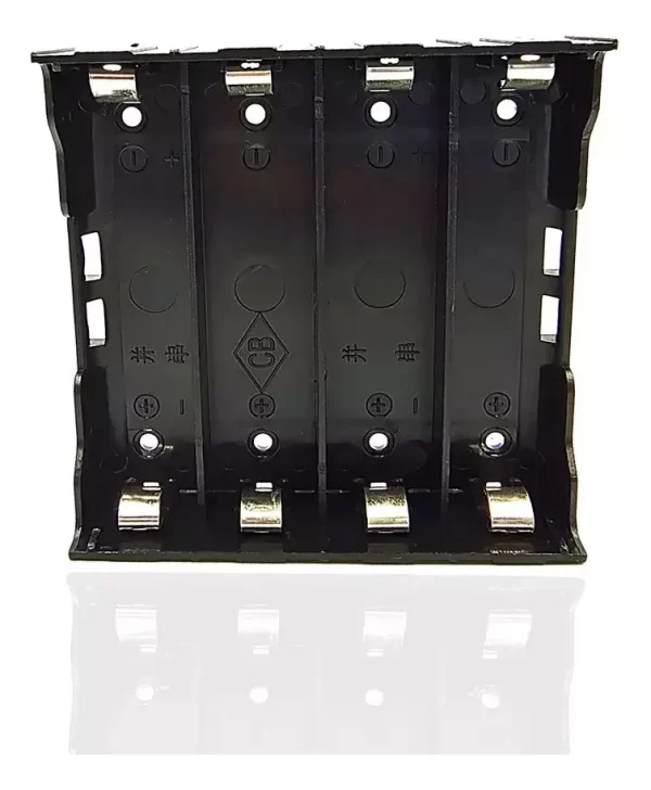 Porta pila Holder 18650 Litio 4 celdas Through Hole - Imagen 2