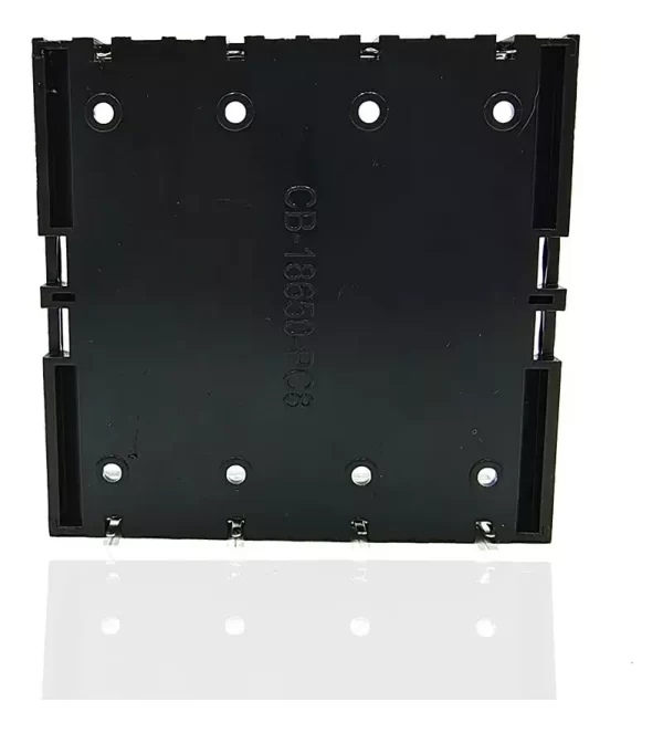 Porta pila Holder 18650 Litio 4 celdas Through Hole - Imagen 3