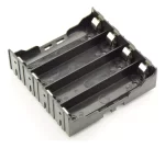 Porta pila Holder 18650 Litio 4 celdas Through Hole