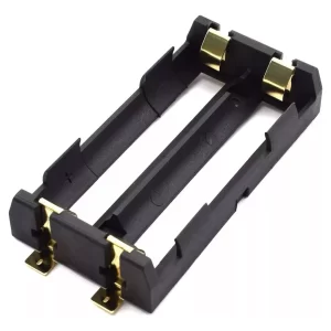 Holder Portapilas 2 Slots Para 2 Baterias 18650 Smt
