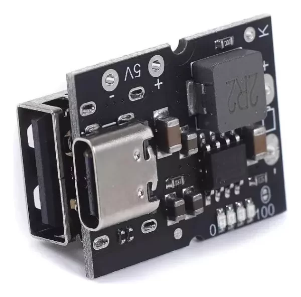 Modulo Cargador Powerbank Tipo C 5v2a P/ Baterías 18650 - Imagen 2