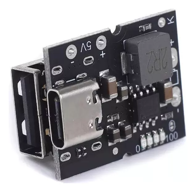 Modulo Cargador Powerbank Tipo C 5v2a P/ Baterías 18650 - Imagen 2