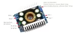 Step Down Xl4016 12a 100w 4.5-30v A 1.25-30v Disipador Doble - Imagen 3