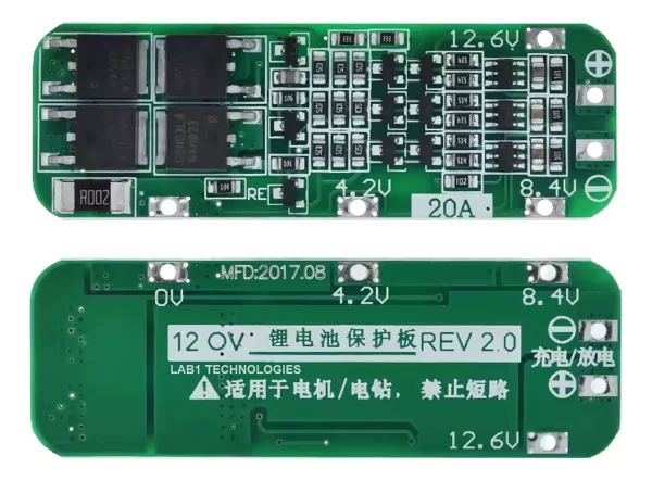 Modulo De Proteccion 3 Baterias Li-ion 18650 Bms 3s 20a 12v - Imagen 3
