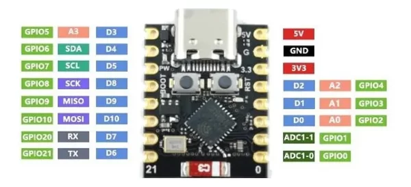 Esp32-c3 Esp32 Supermini Wifi Bluetooth - Imagen 4