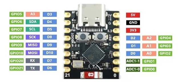 Esp32-c3 Esp32 Supermini Wifi Bluetooth - Imagen 4