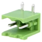 Bornera Enchufable Macho 90° 2 Vias Aj. Paso 5,08mm 15a X10u