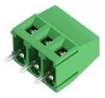 Terminal Block Bornera 3 Vias Paso 5,08 mm Verde x 10 u - Imagen 2
