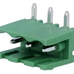 Bornera Enchufable Macho 90° 3 Vias Aj. Paso 5,08mm 15a X10u