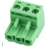 Bornera Enchufable Hembra 3 Pines Paso 5,08 Mm x 10 u