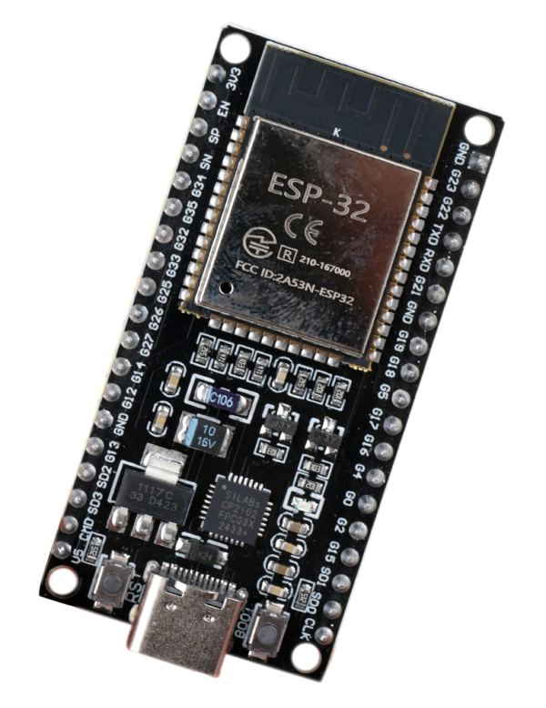 Esp32 Nodemcu Usb-C Wifi Bluetooth Iot 38 pines a 25.5mm - Imagen 2