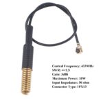 Antena 433 Mhz Helicoidal Espiral Lora Rf 2dbi - Imagen 4