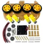 Kit Chasis Auto Robot 4wd 4 Motores Y Ruedas Arduino
