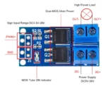 Modulo Driver Dual Mosfet Potencia 5-36v 15a 400w Dc - Imagen 4