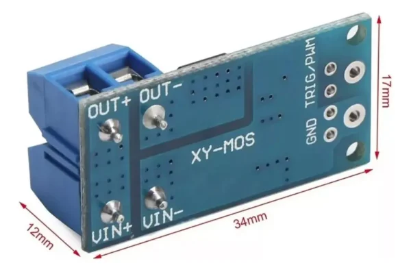 Modulo Driver Dual Mosfet Potencia 5-36v 15a 400w Dc - Imagen 3